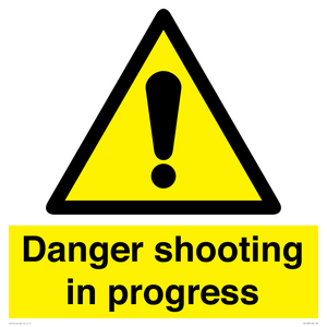 Danger shooting in progress